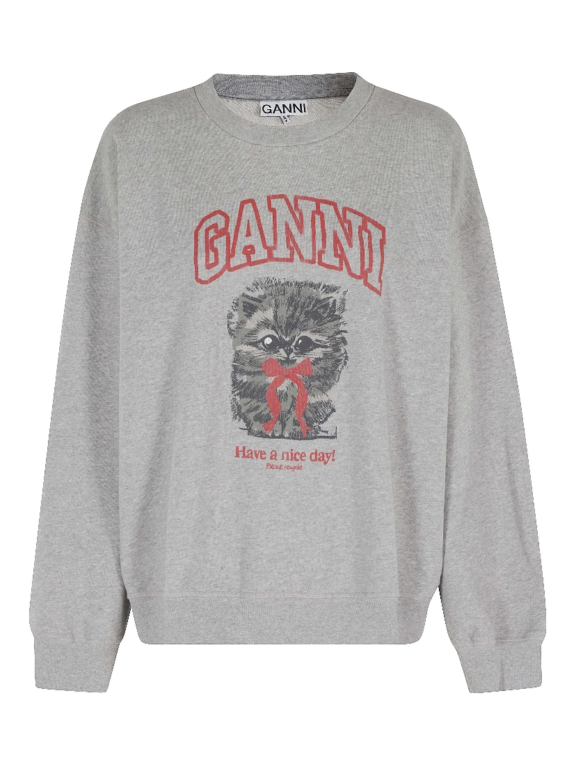 ISOLI CREWMNECK MARGOT KITTY PRINT