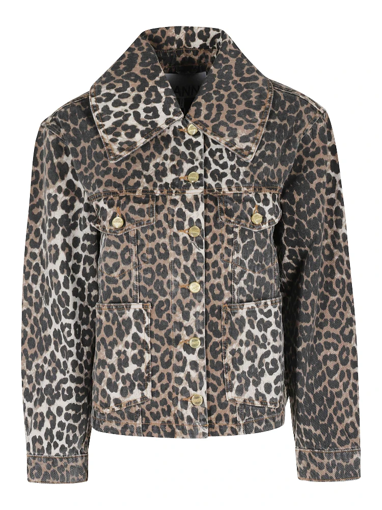 PRINT DENIM JACKET