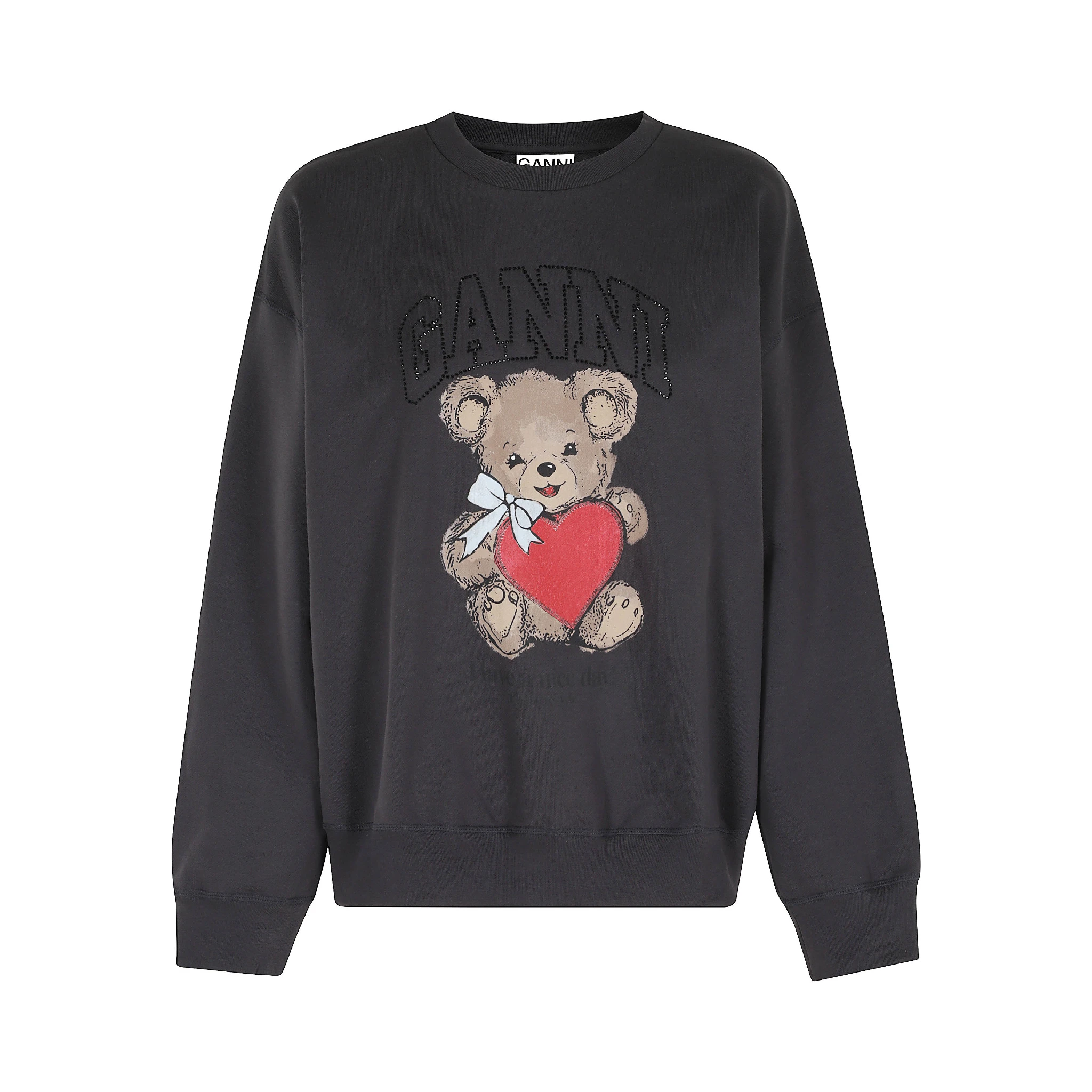 دب من إيزولي ذو رقبة دائرية مرصع بأحجار الراين