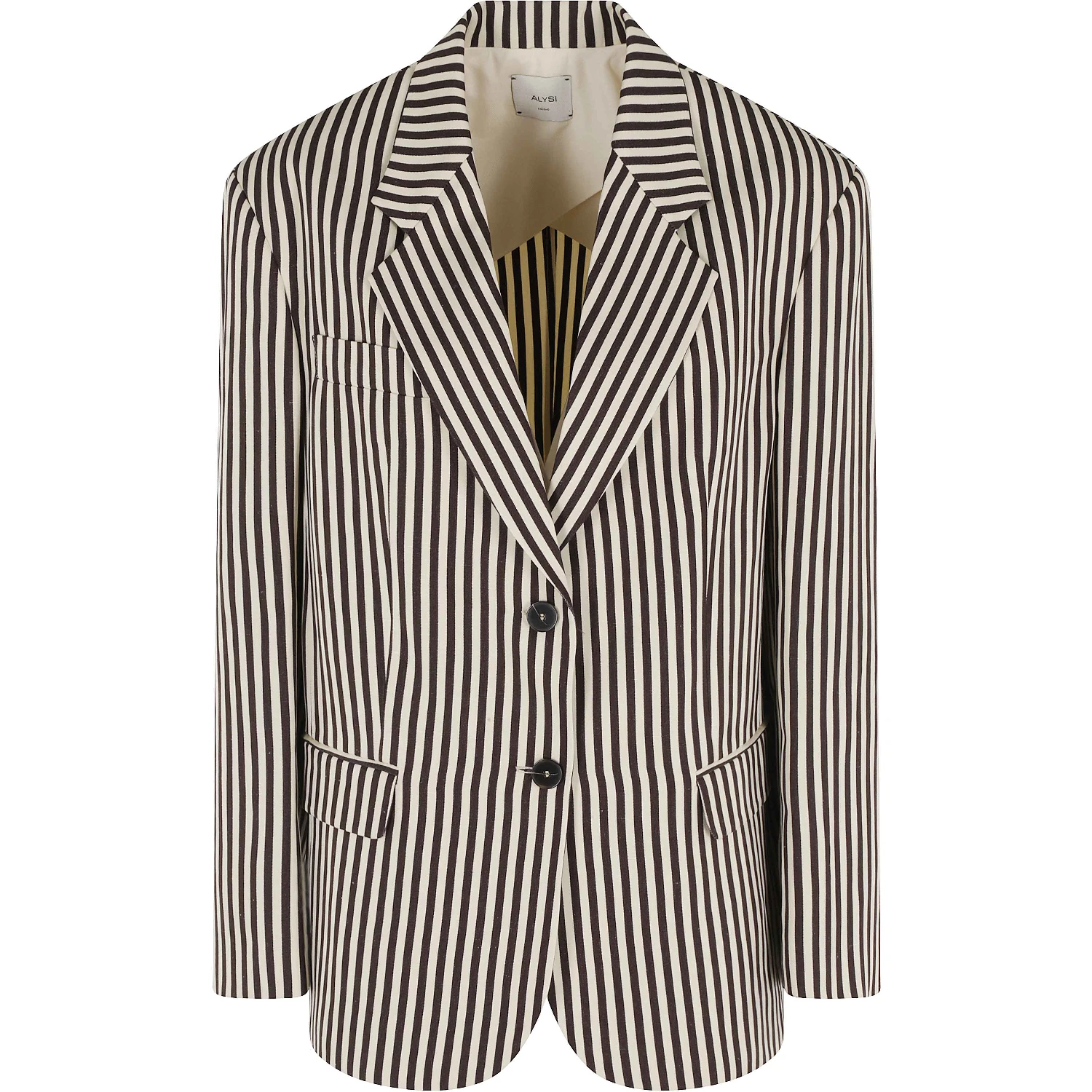 BLAZER VISCO STRIPES MONOPETTO