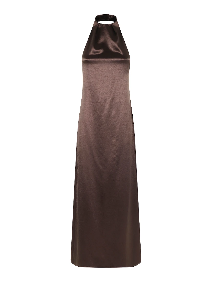 ABITO SHINY HALTER LUNGO