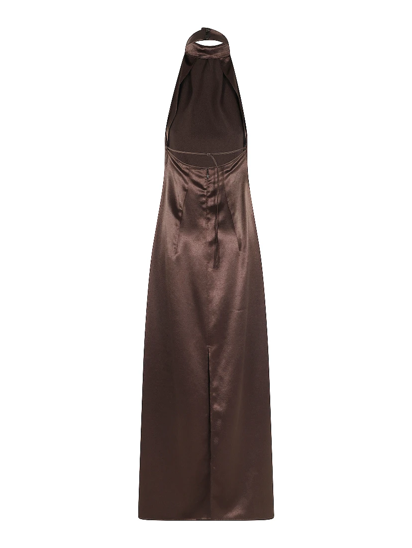 ABITO SHINY HALTER LUNGO