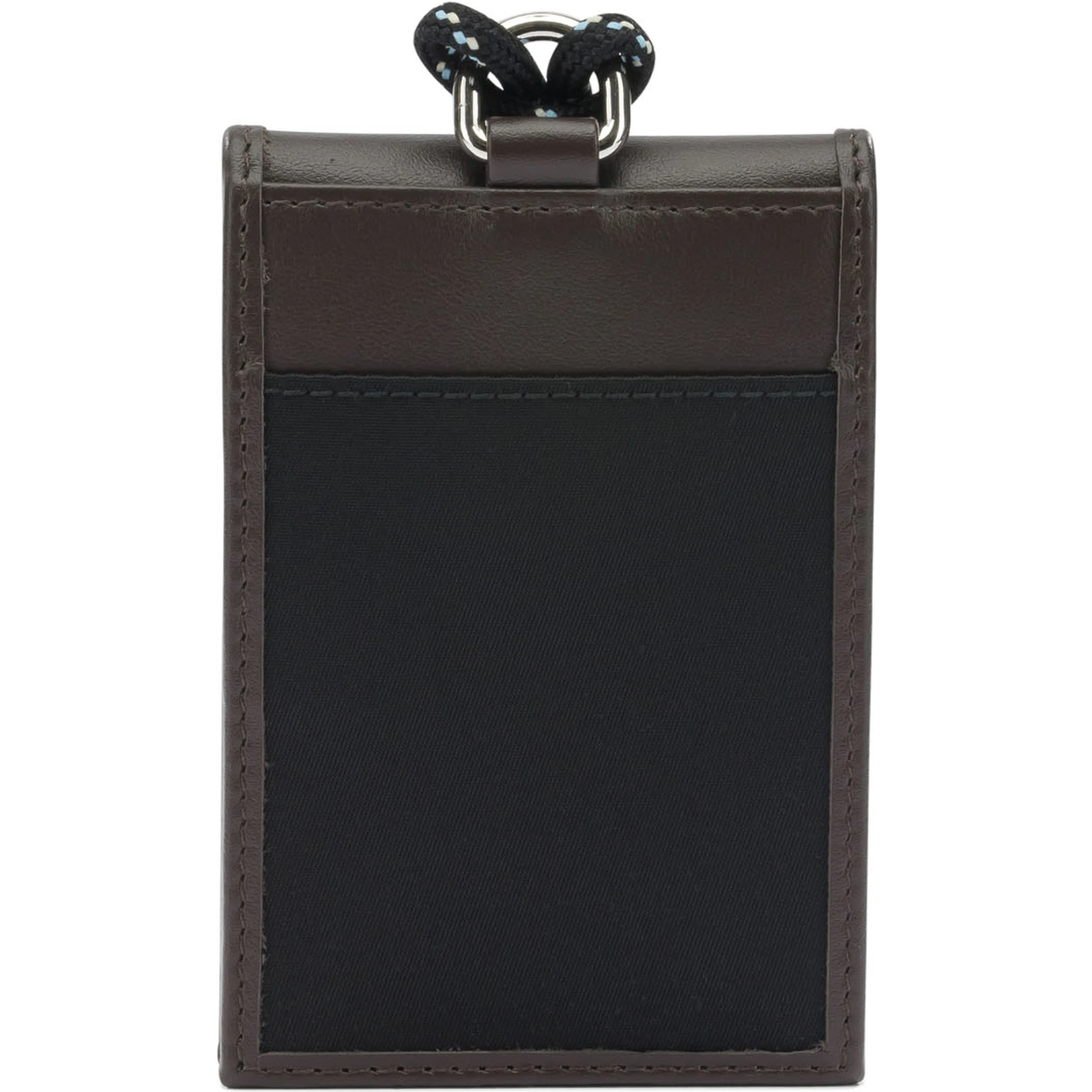 "Prada Speedrock" Re-Nylon and leather cards holder
