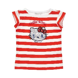 Monnalisa T-shirts and Polos Red