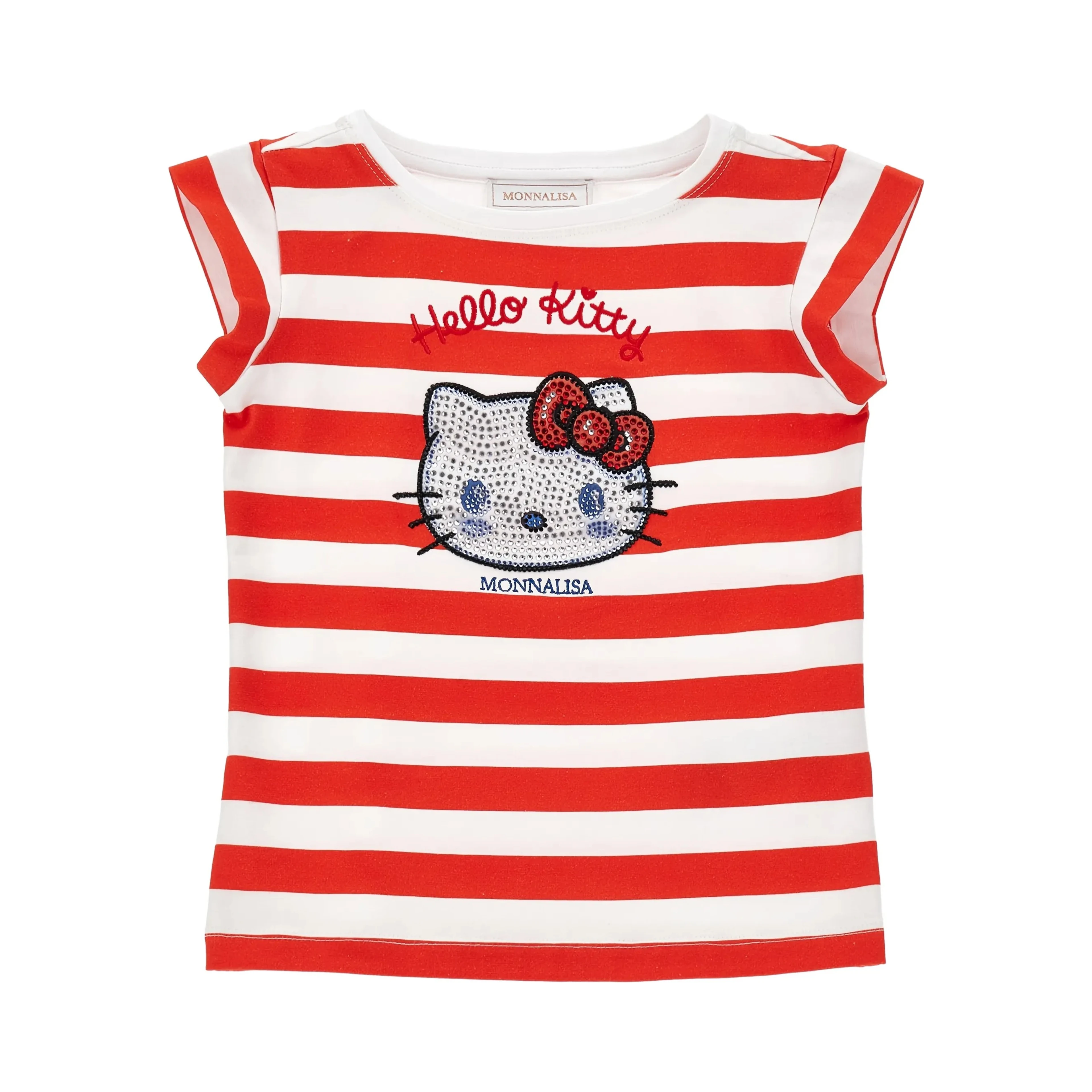 Monnalisa T-shirts and Polos Red