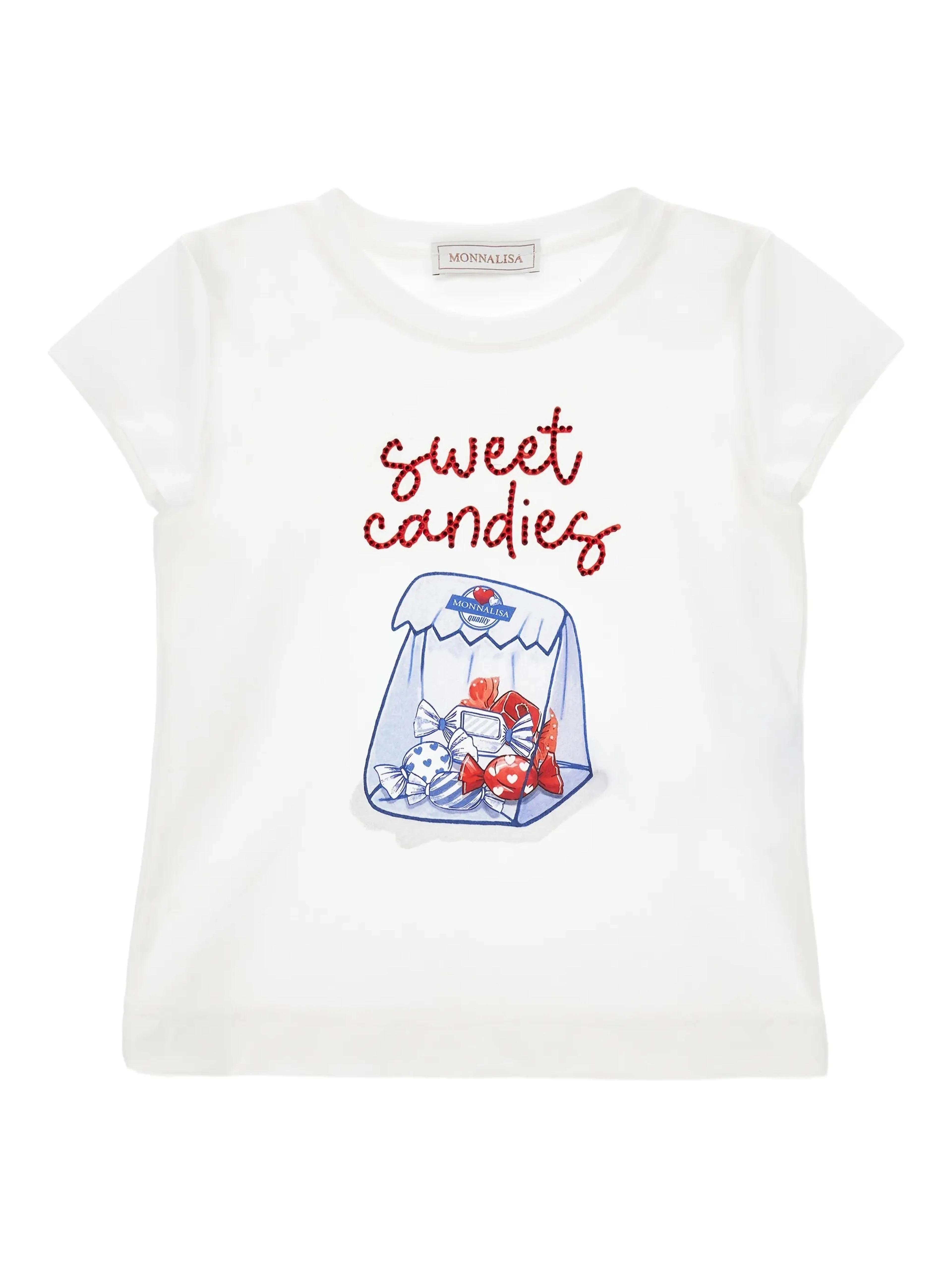 Monnalisa T-shirts and Polos White