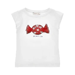 Monnalisa T-shirts and Polos White