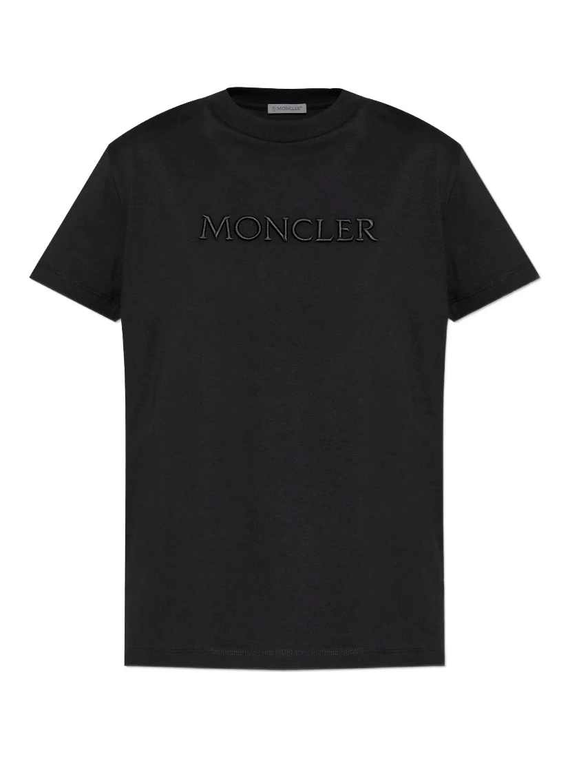 Moncler T-shirts and Polos Black