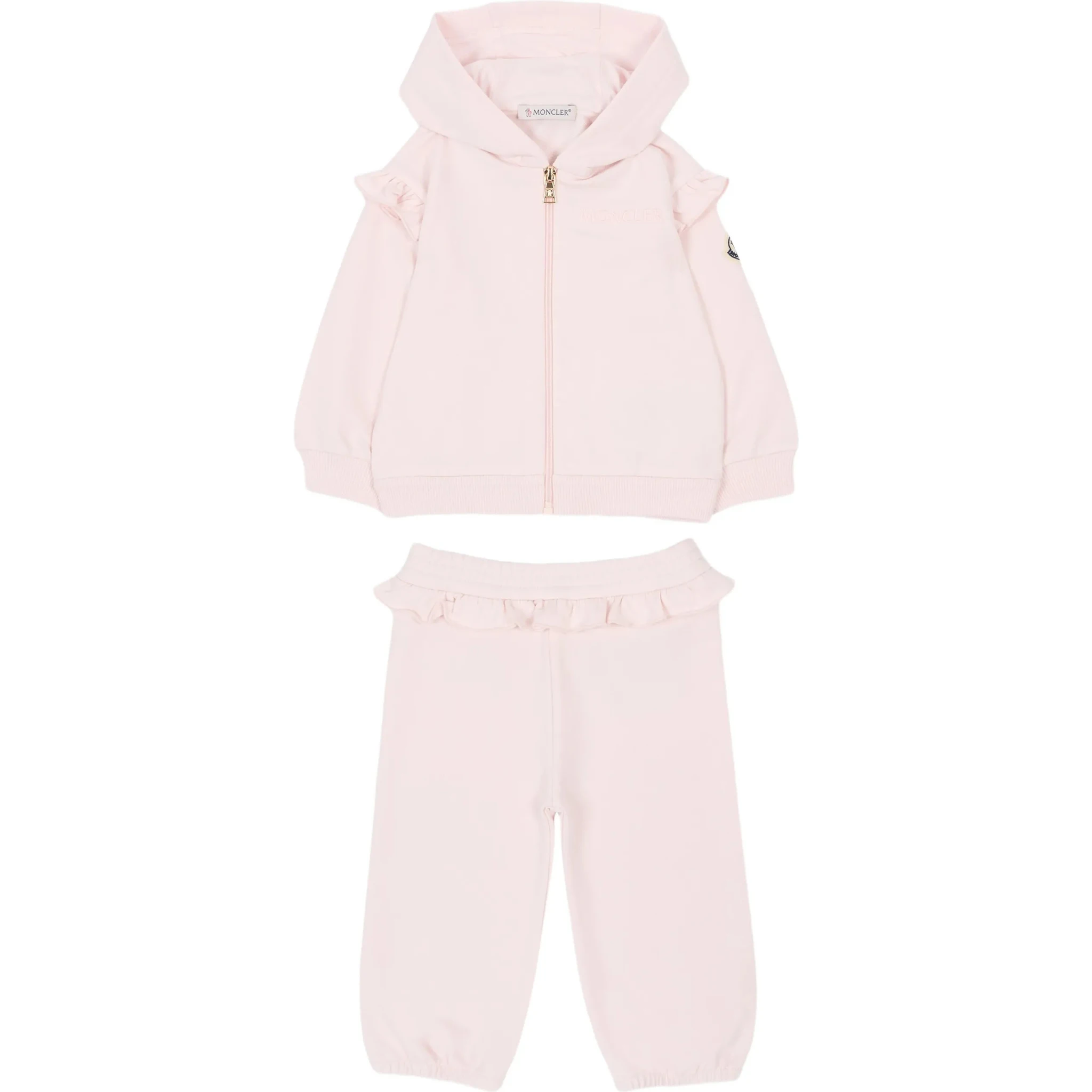 ملابس مونكلير للأطفال... وردي