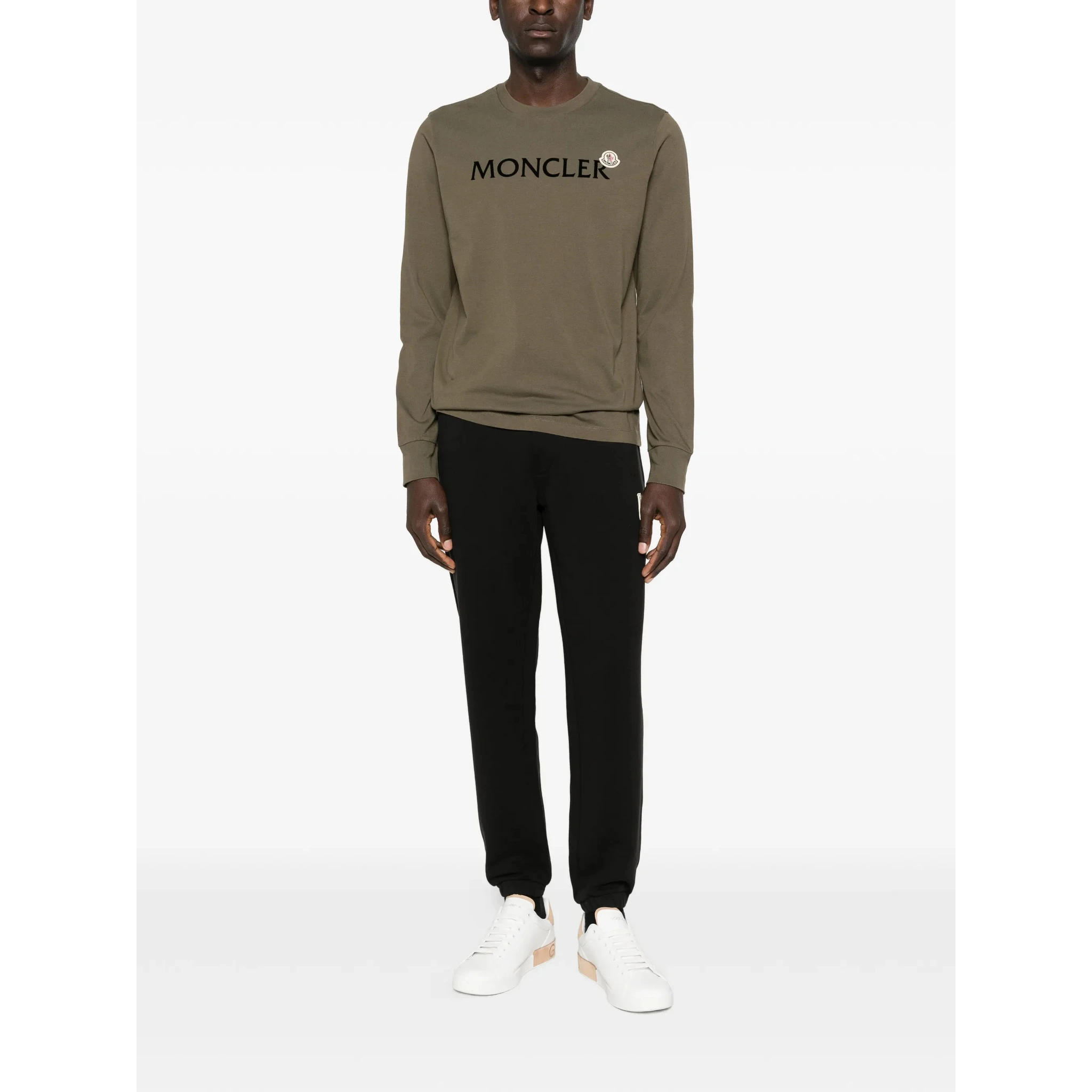 Moncler T-shirts and Polos Green