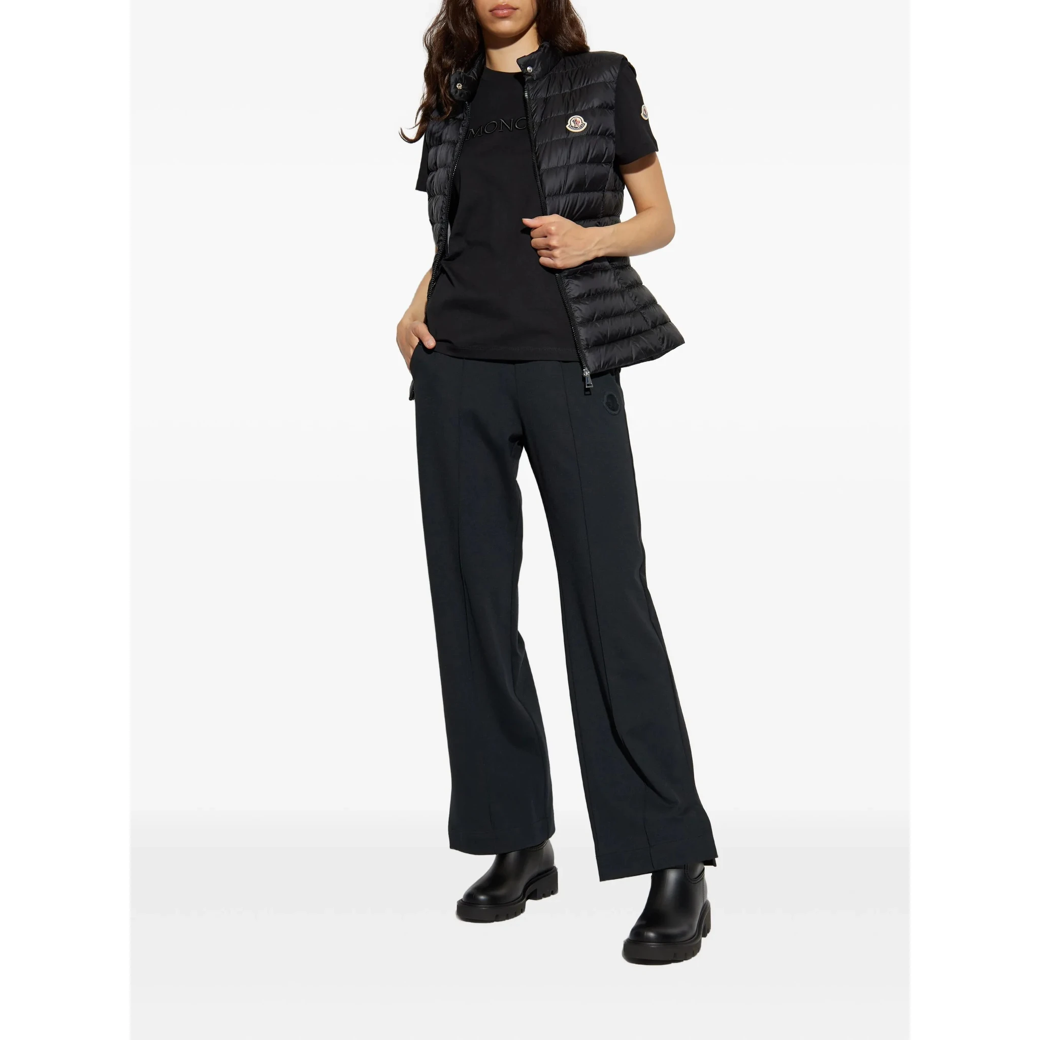 Moncler T-shirts and Polos Black