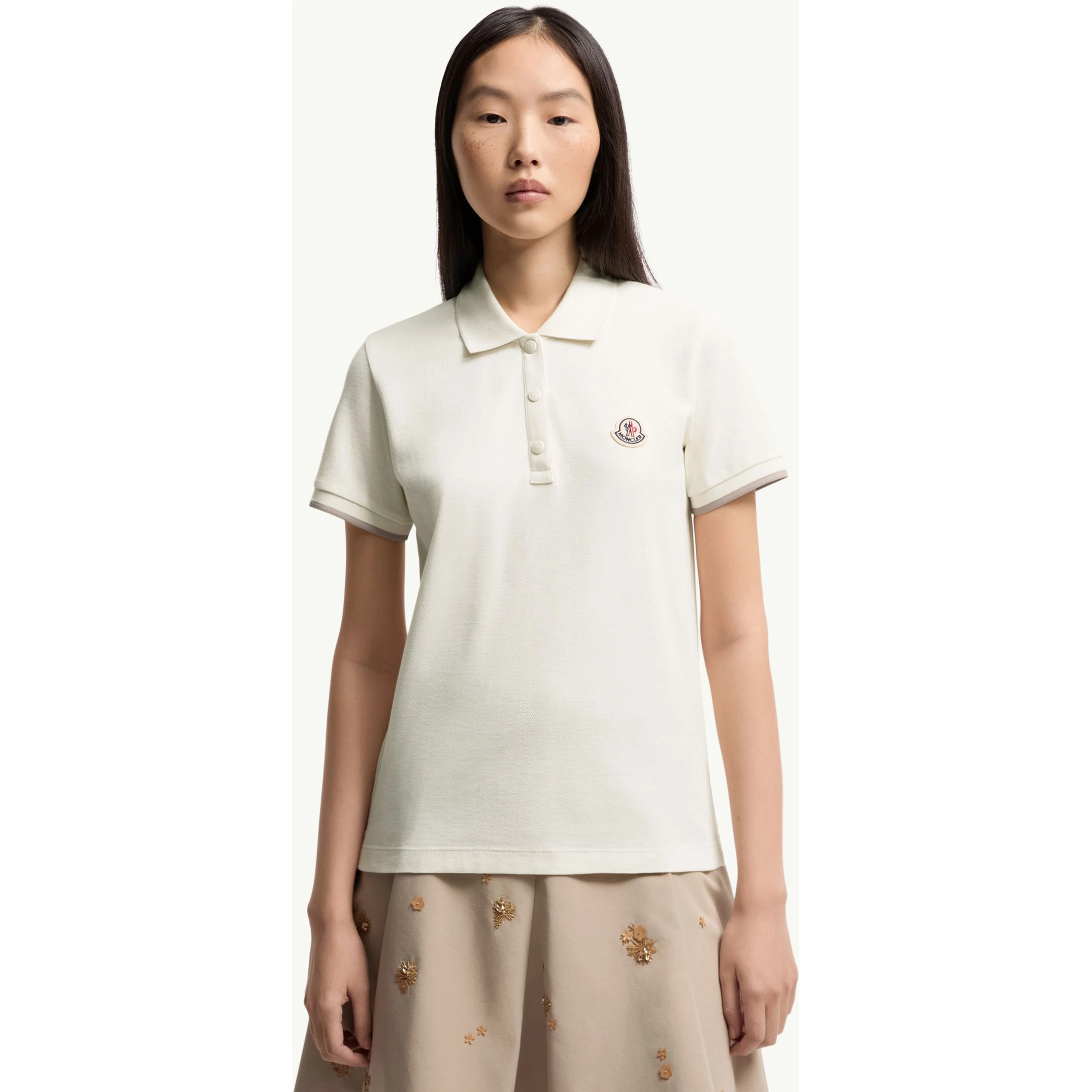 Moncler T-shirts and Polos White