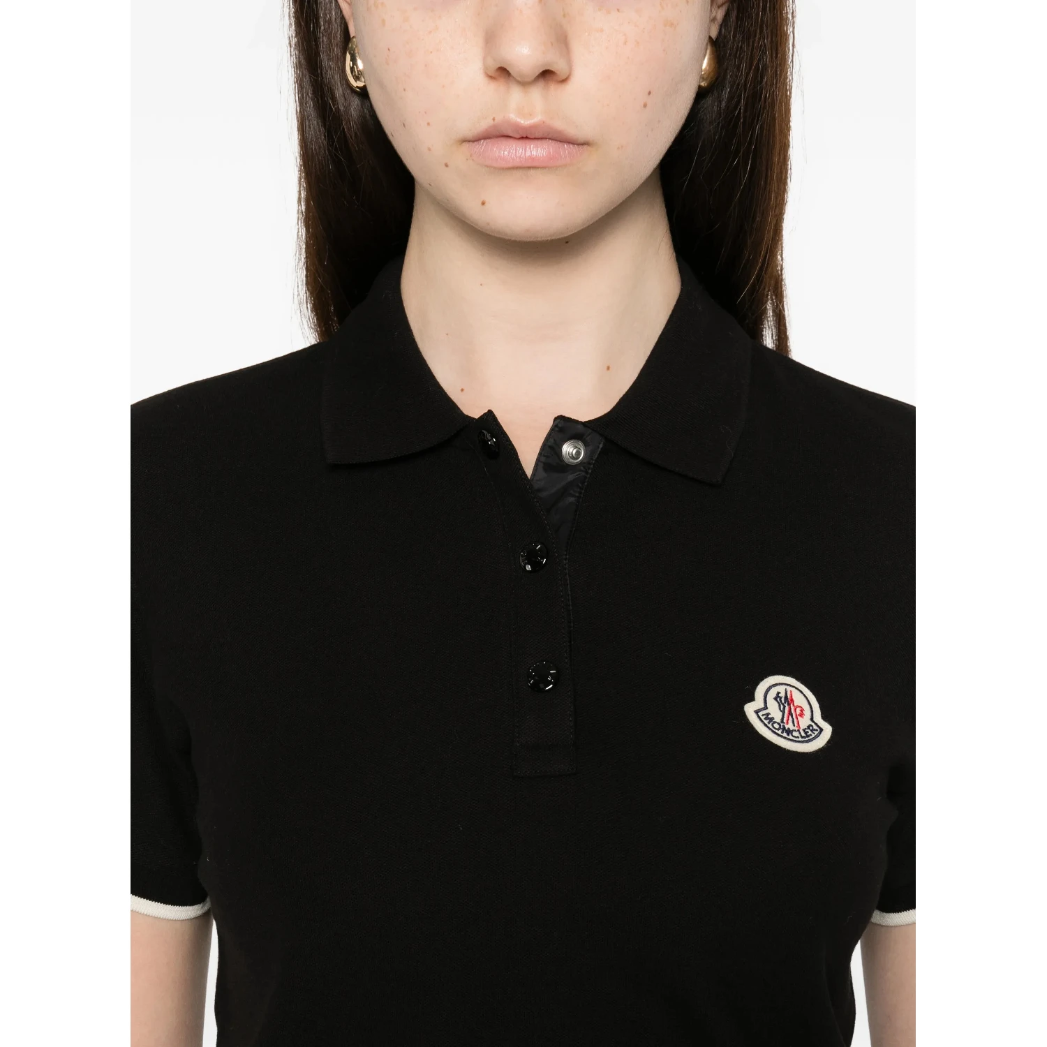 Moncler T-shirts and Polos Black