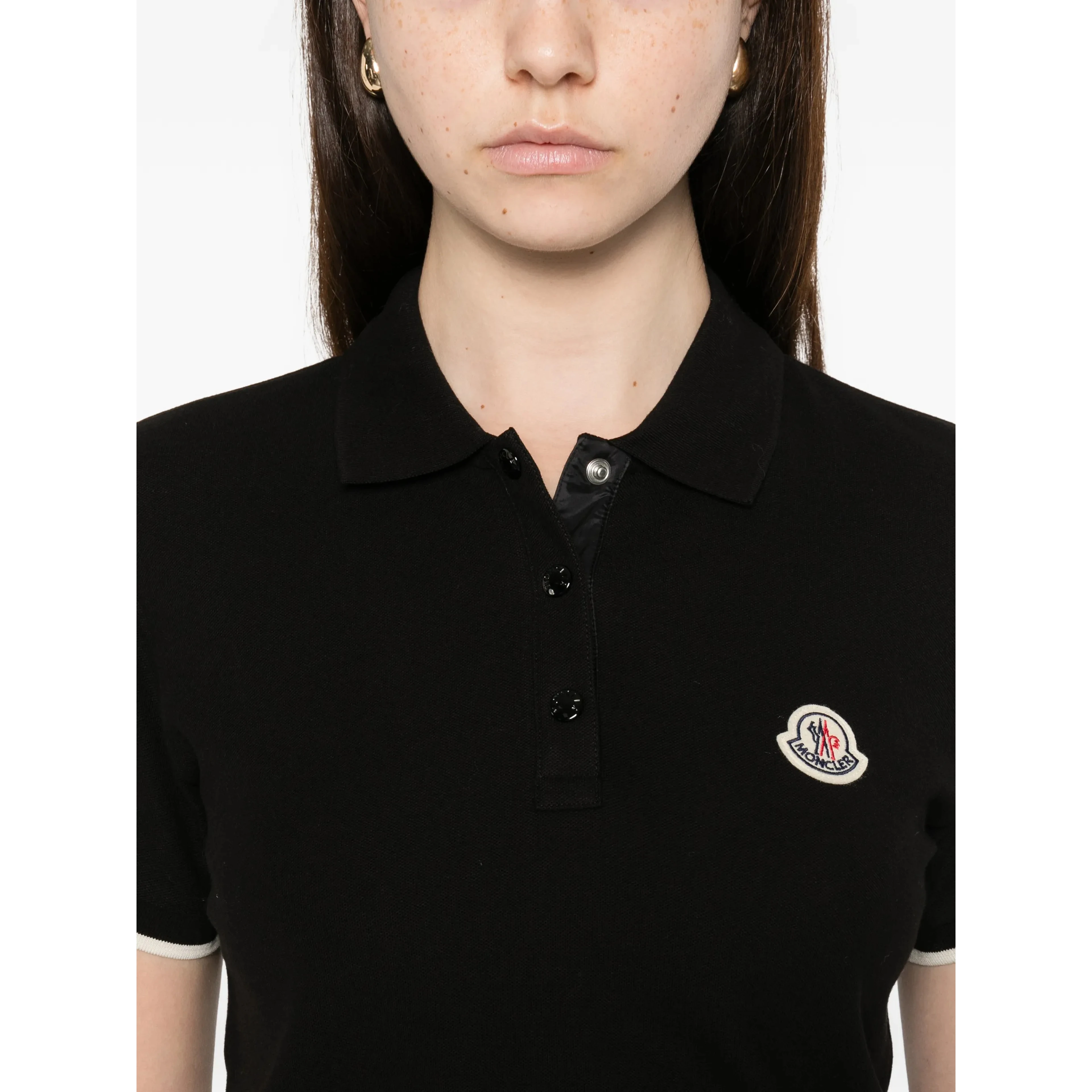 Moncler T-shirts and Polos Black