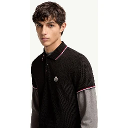 Moncler T-shirts and Polos Black