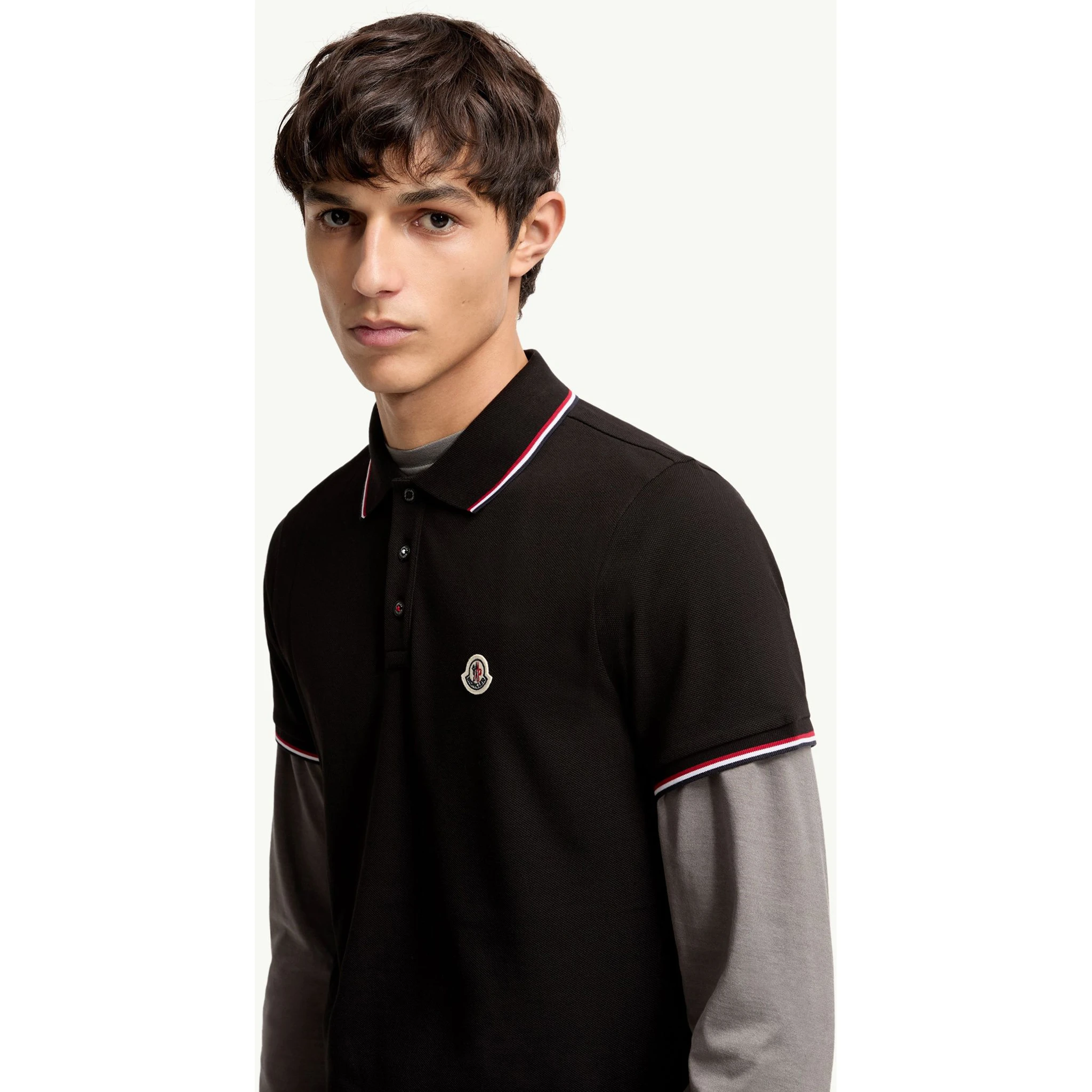 Moncler T-shirts and Polos Black