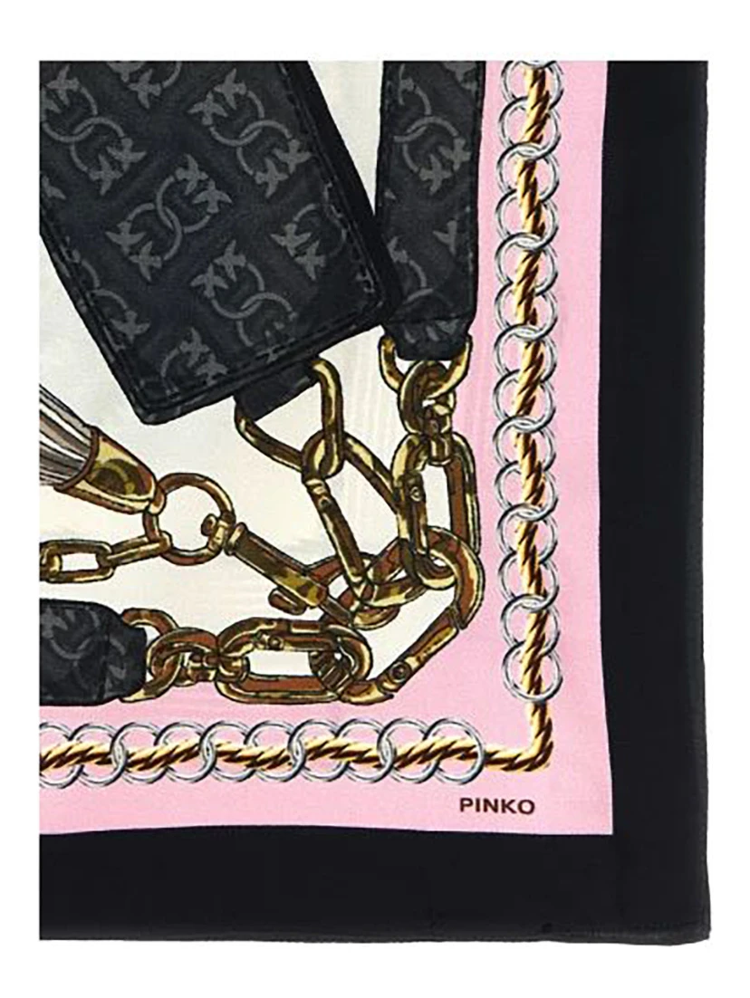PINKO LIMBO FOULARD scarf