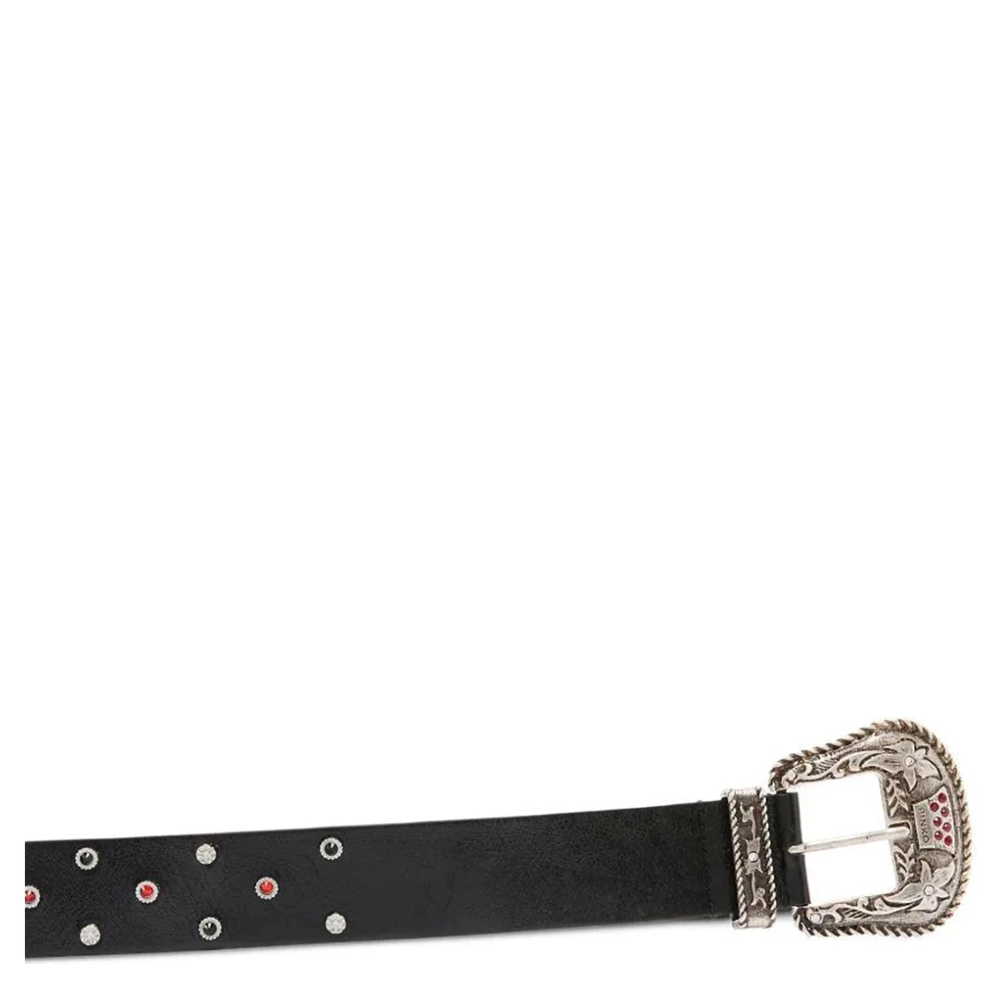 PINKO TEX. STRASS belt