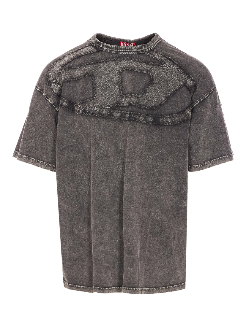 Diesel T-shirts and Polos Grey