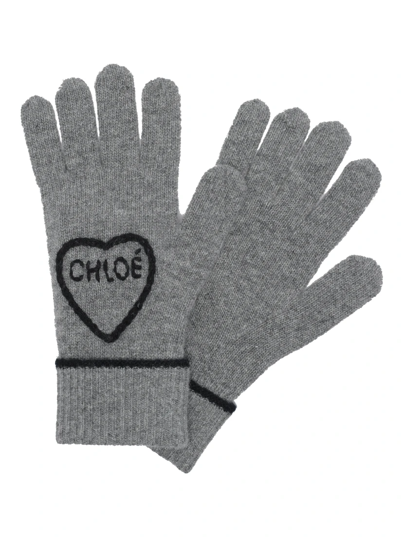 Chloè Gloves Grey