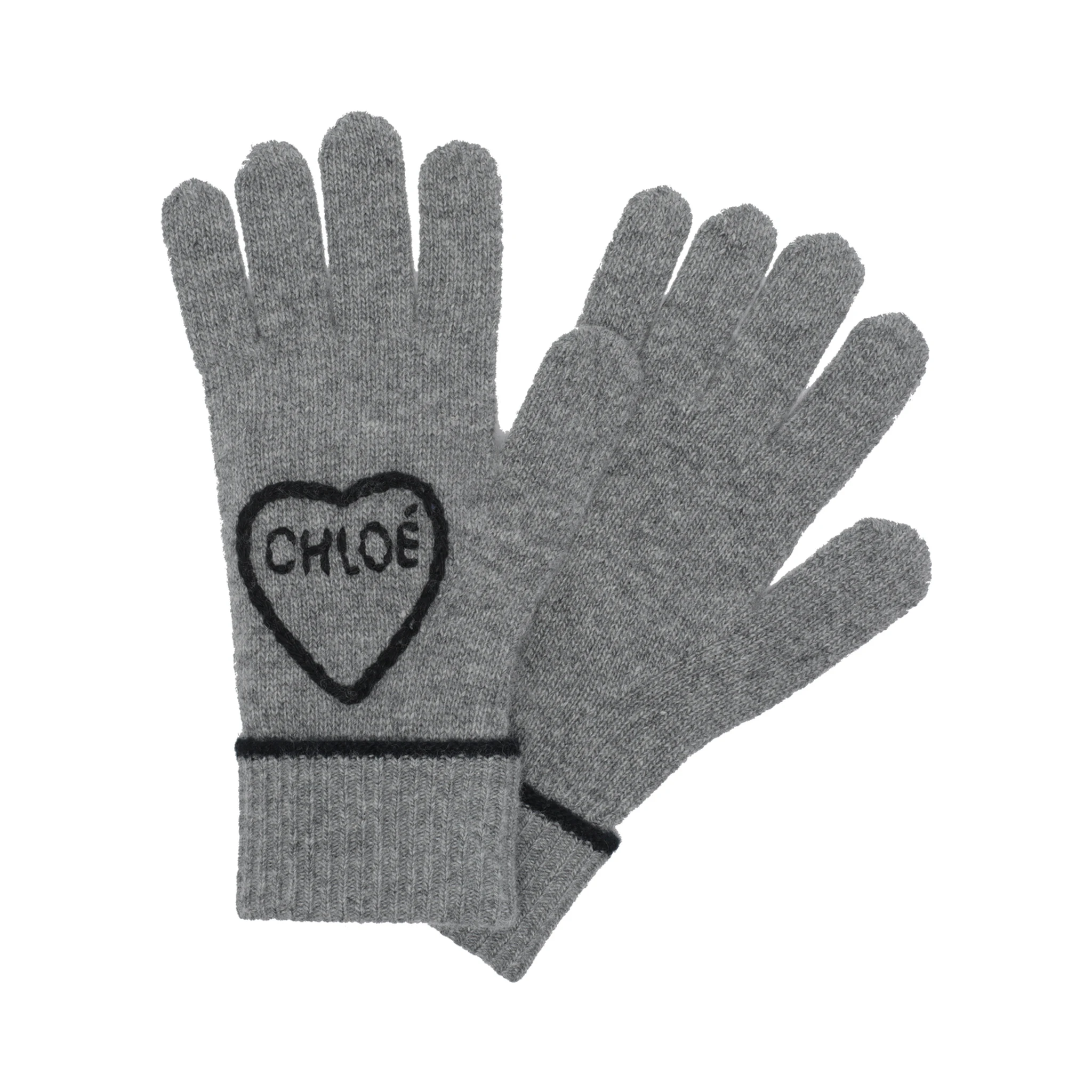 Chloè Gloves Grey