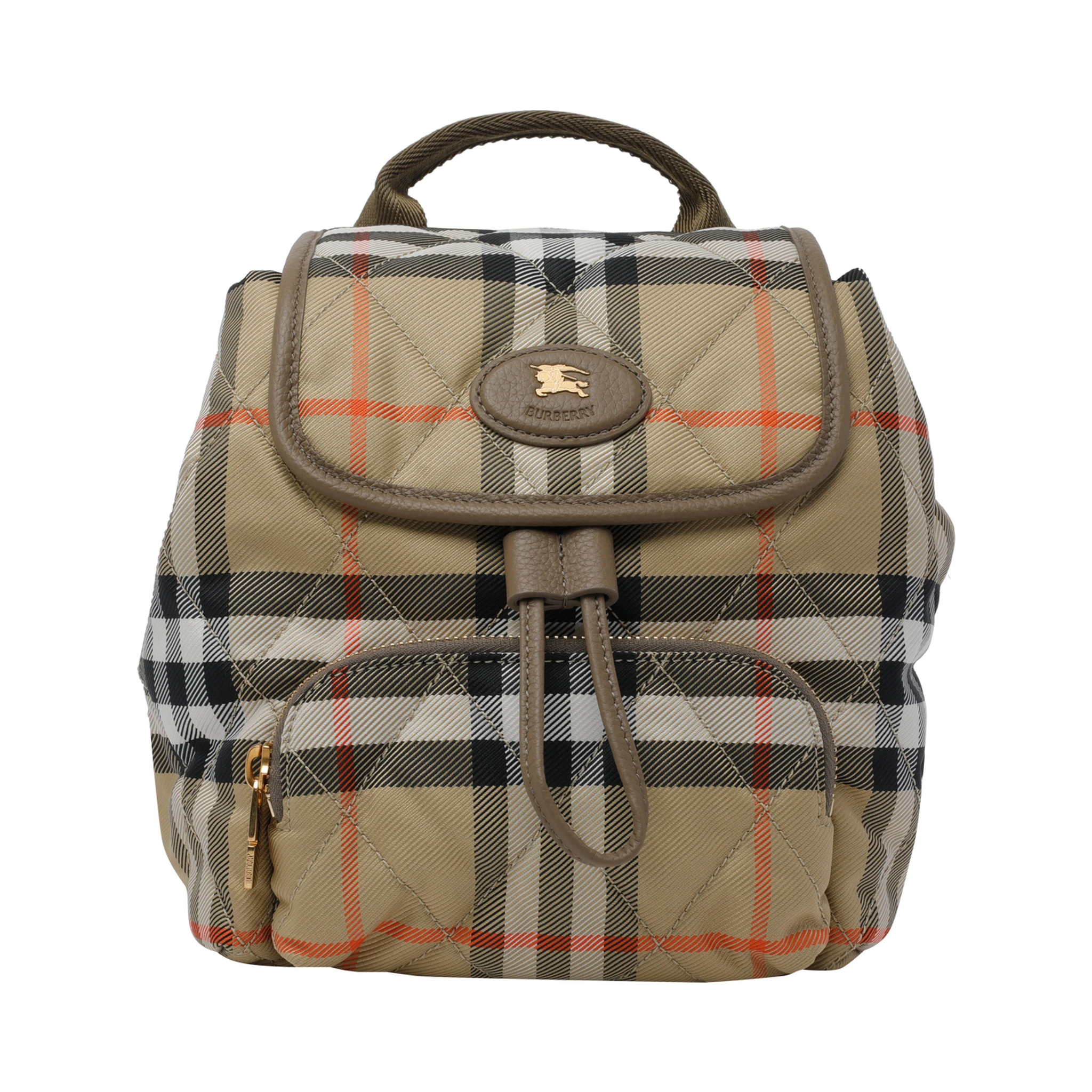 Beige Mini Horseshoe backpack