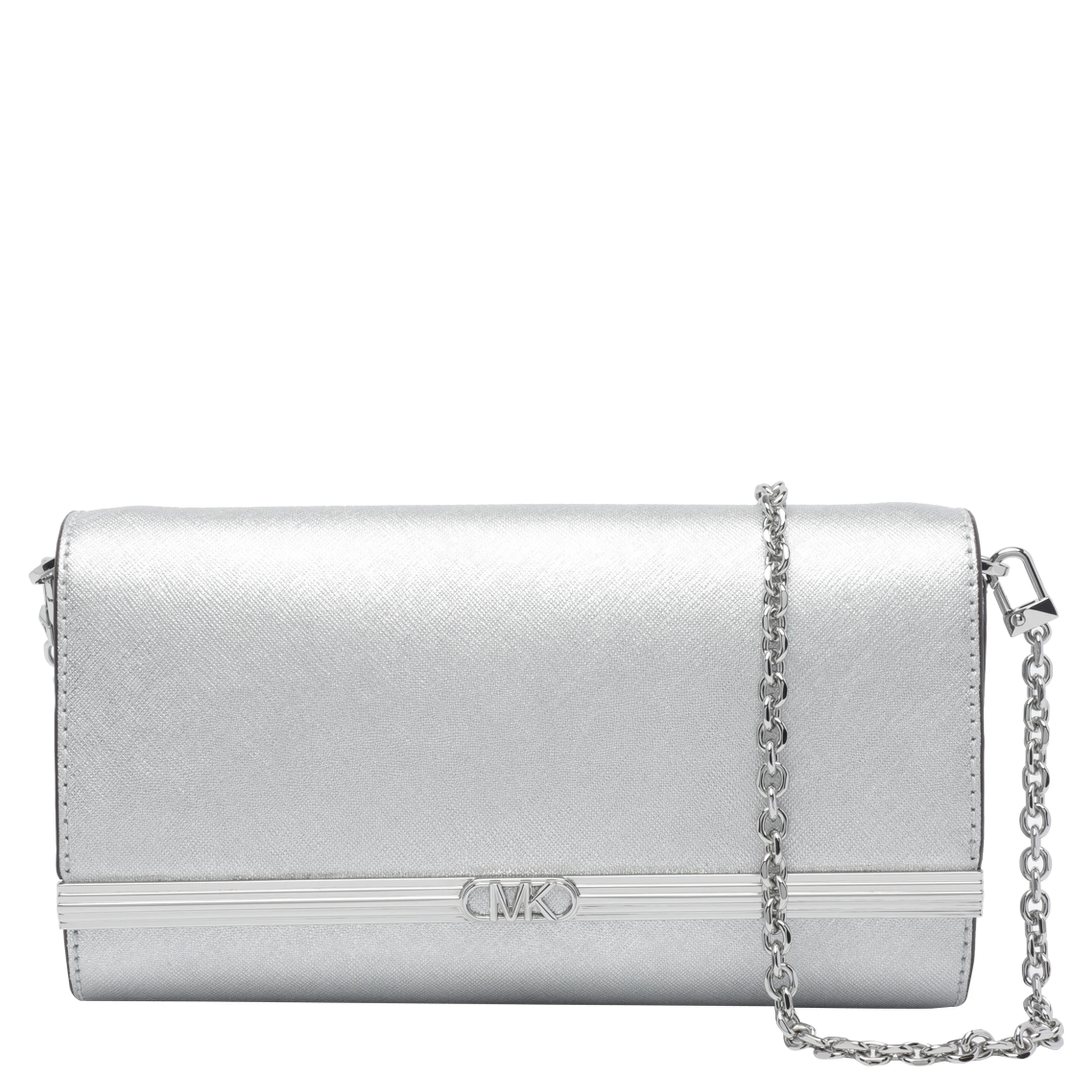 Silver Mona clutch