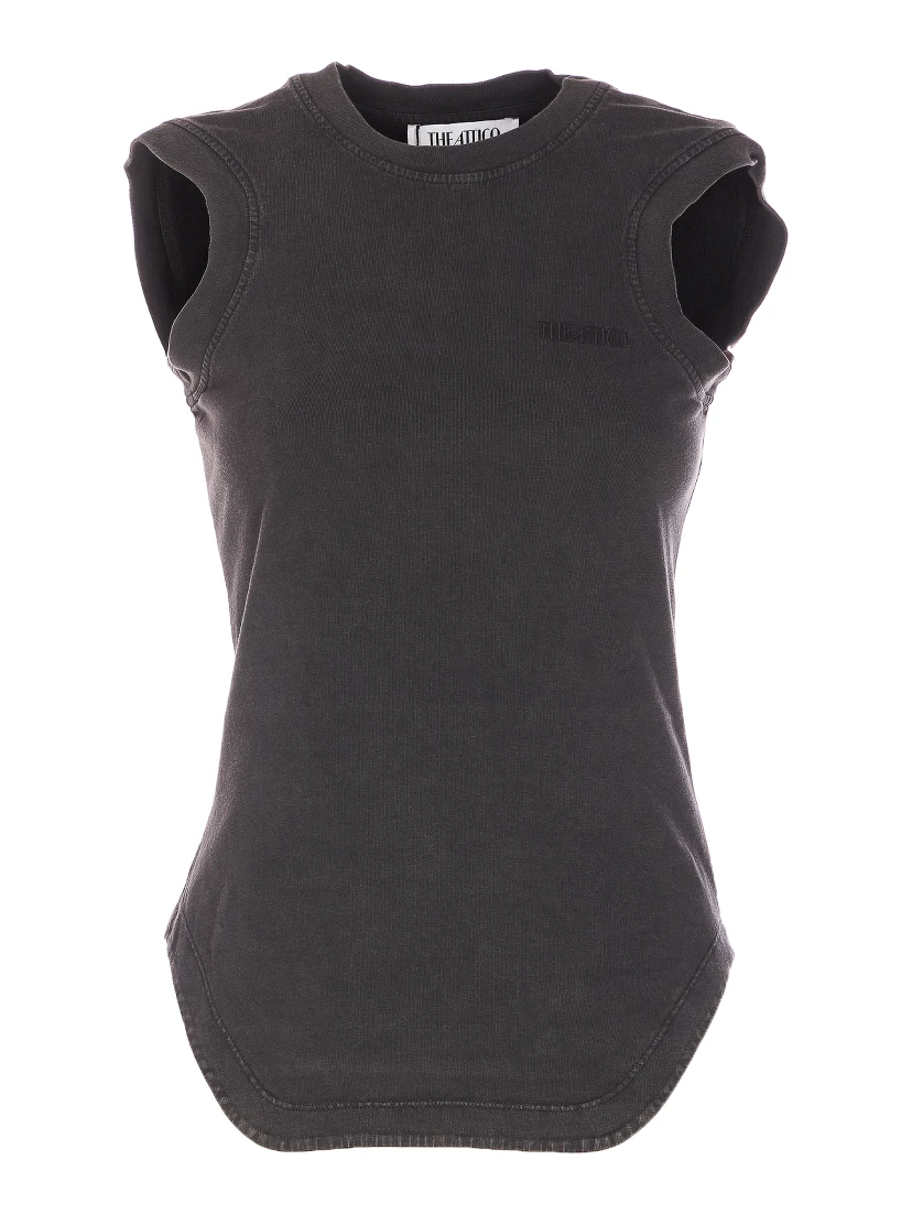 The Attico T-shirts and Polos Black