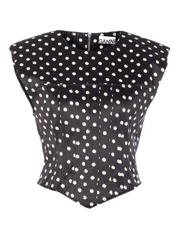 GANNI Top Black