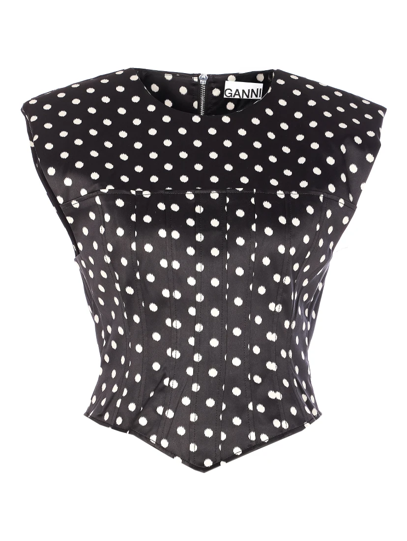 GANNI Top Black