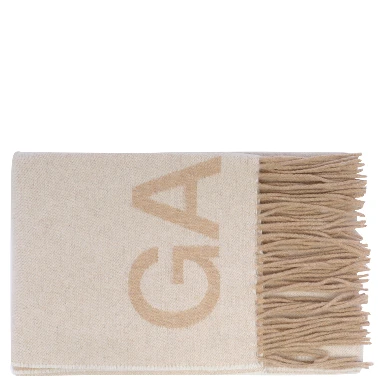 GANNI Scarfs Beige