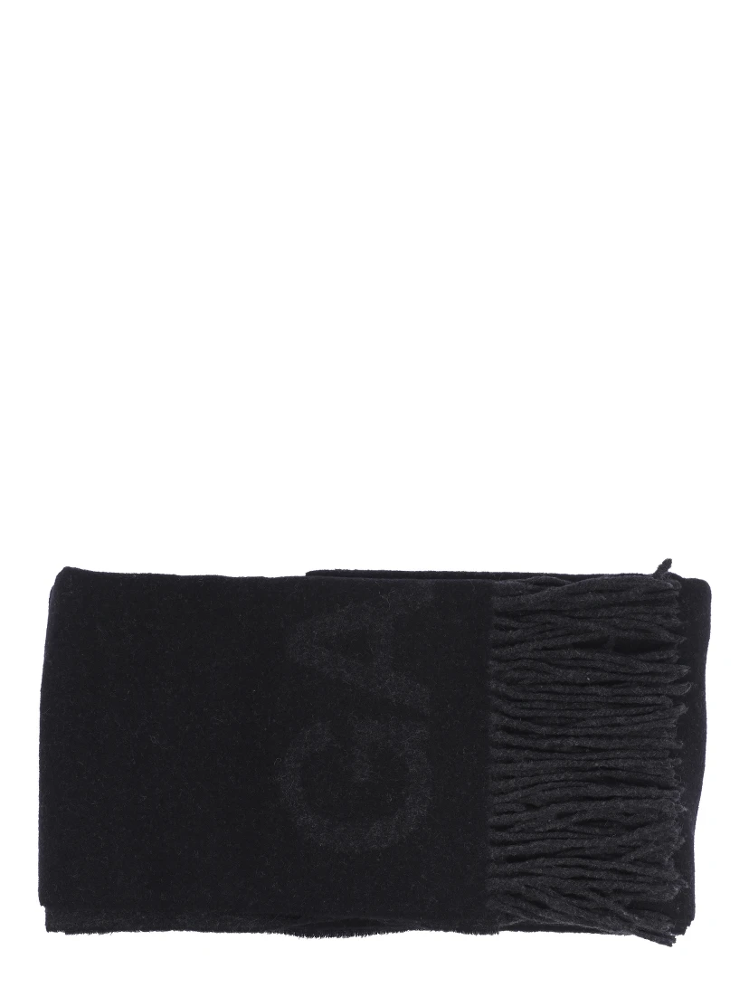 GANNI Scarfs Black