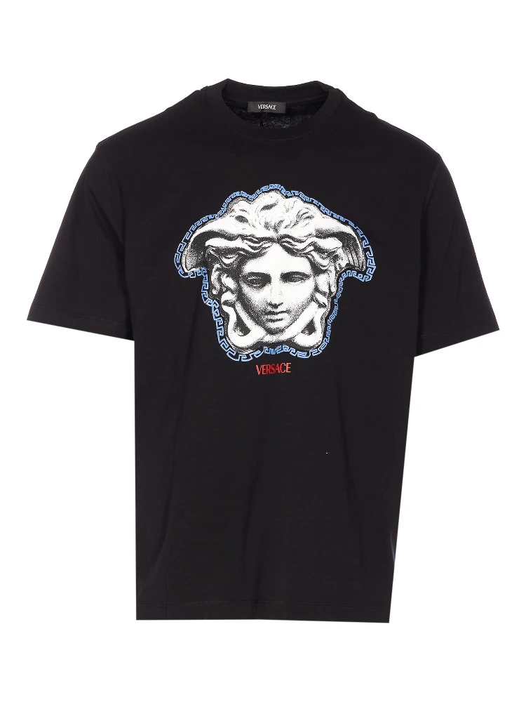 Versace T-shirts and Polos Black