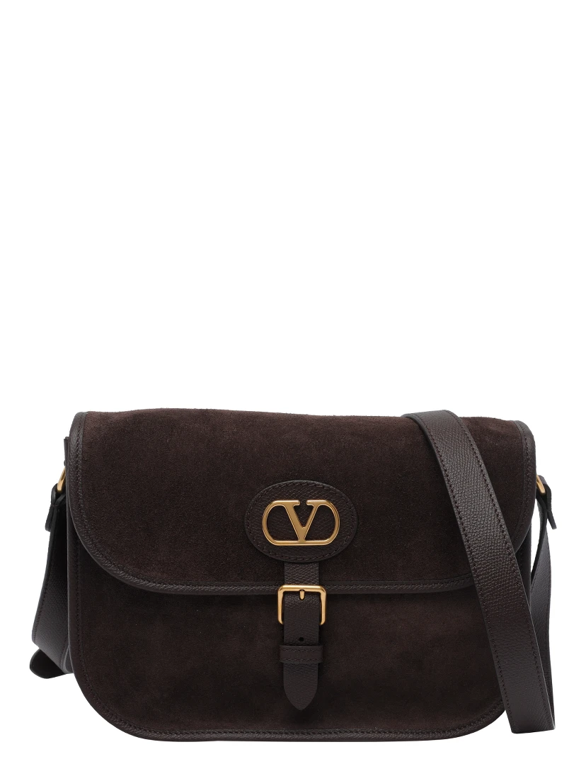 Antibes suede shoulder bag