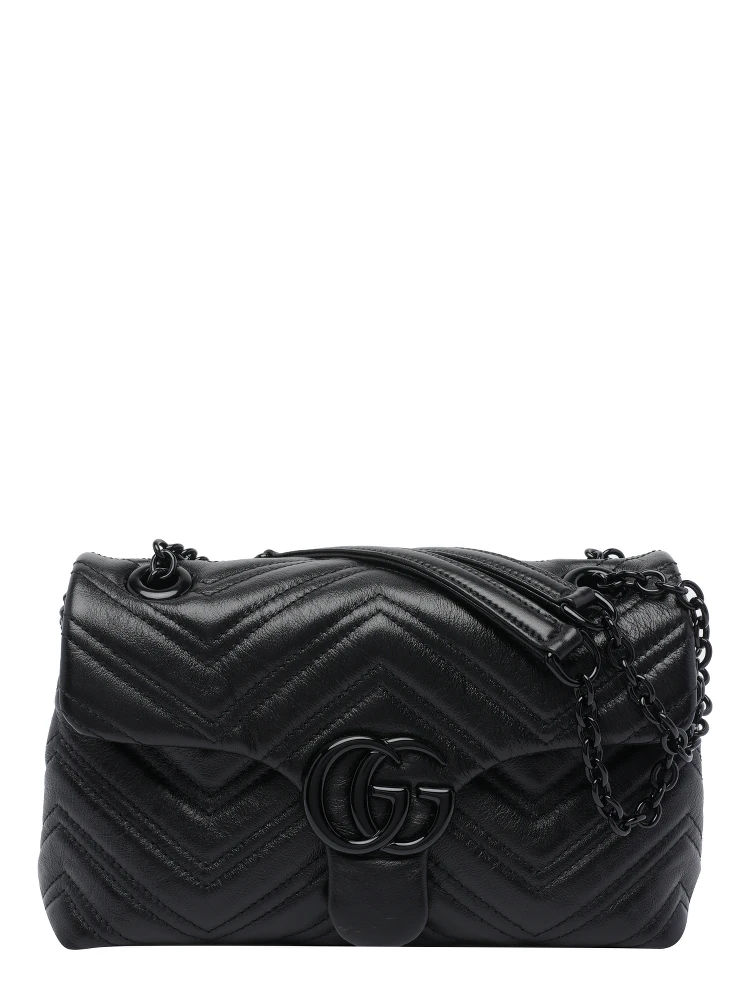 Black small GG Marmont shoulder bag