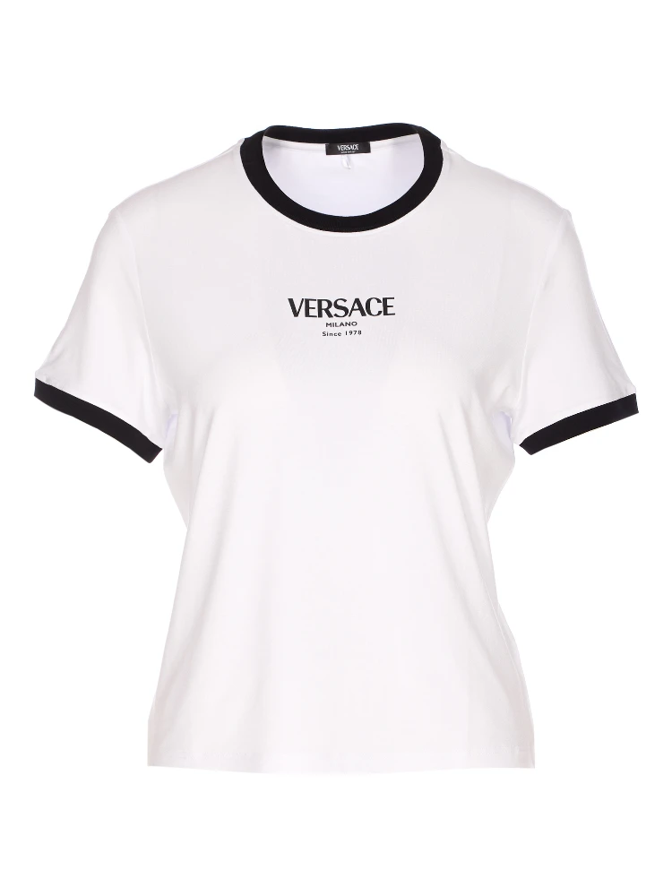 Versace T-shirts and Polos White