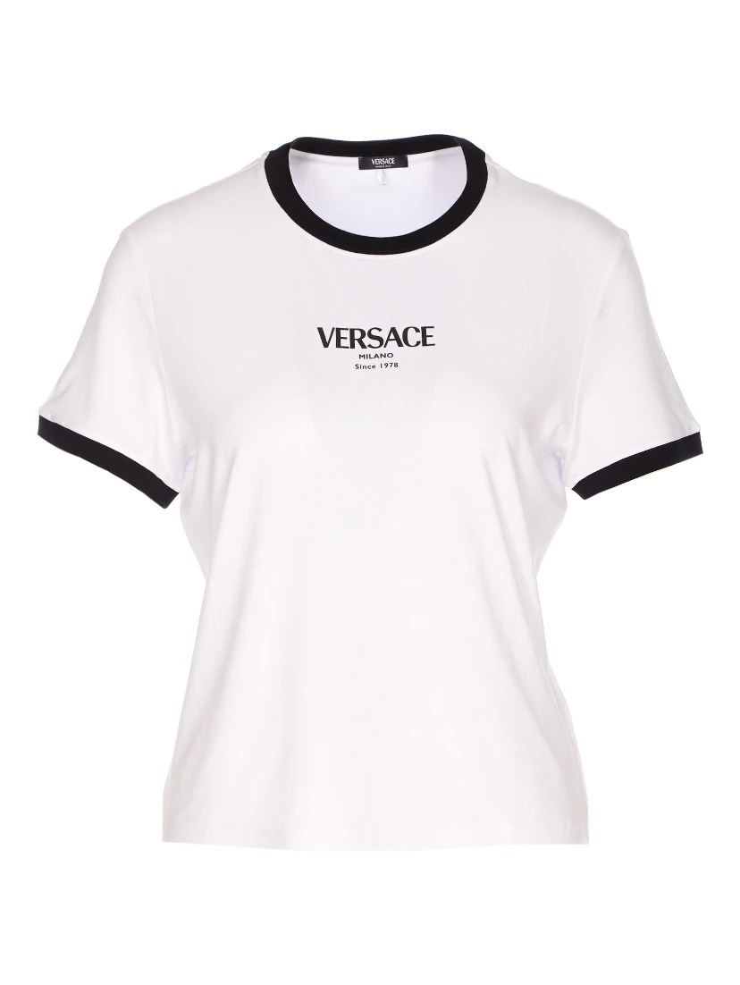 Versace T-shirts and Polos White