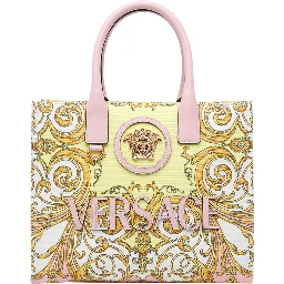 Small La Medusa Printed Tote Bag