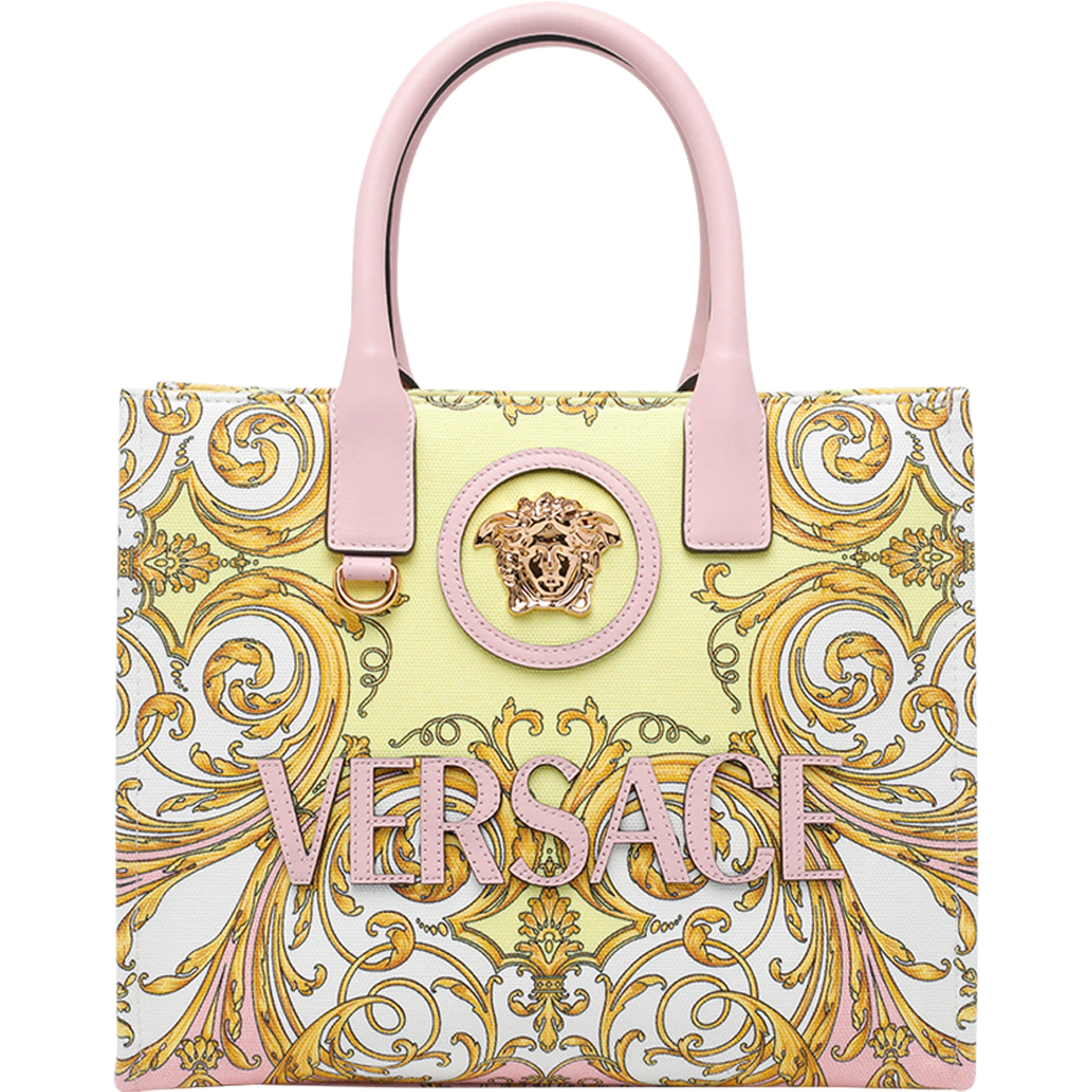 Small La Medusa Printed Tote Bag