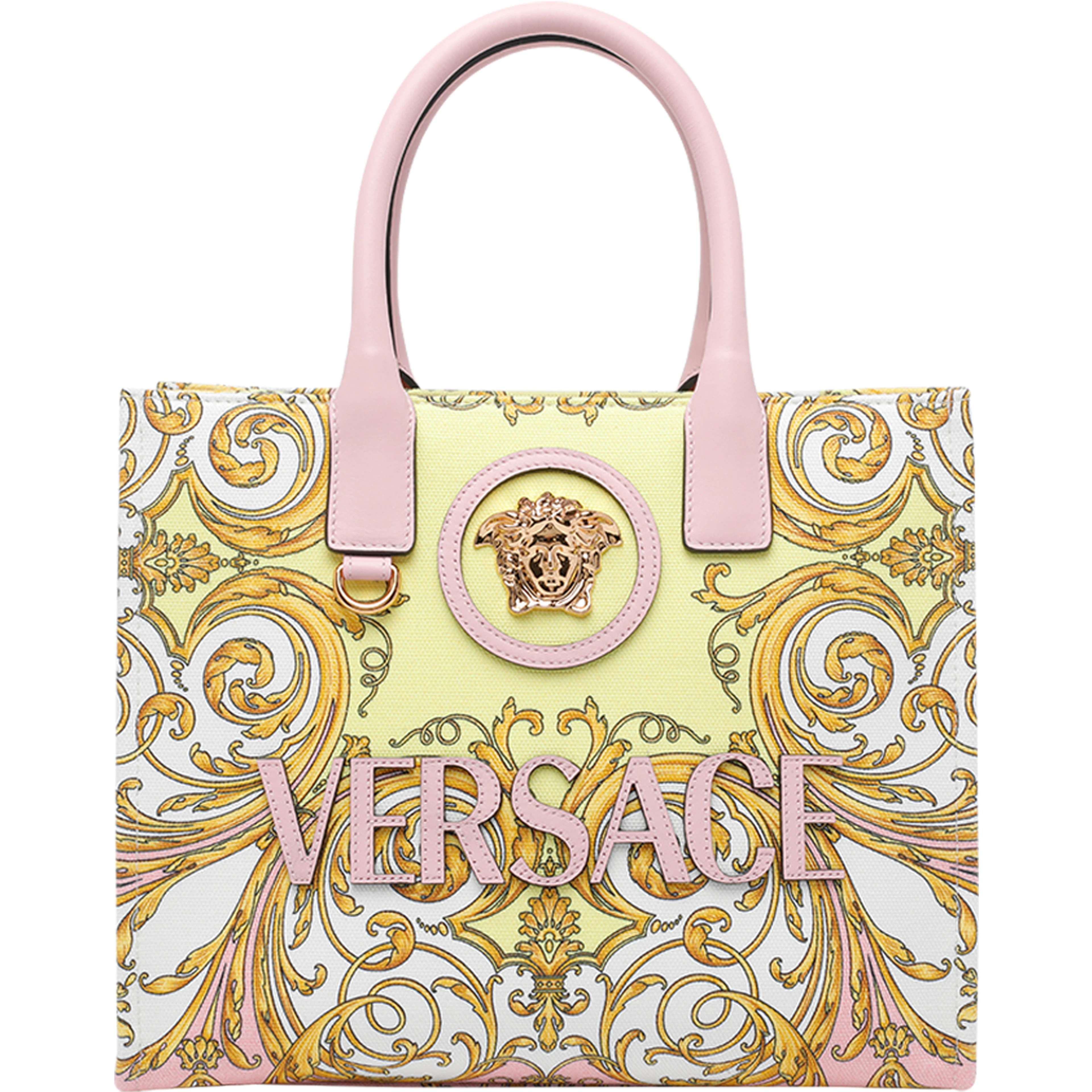 Small La Medusa Printed Tote Bag