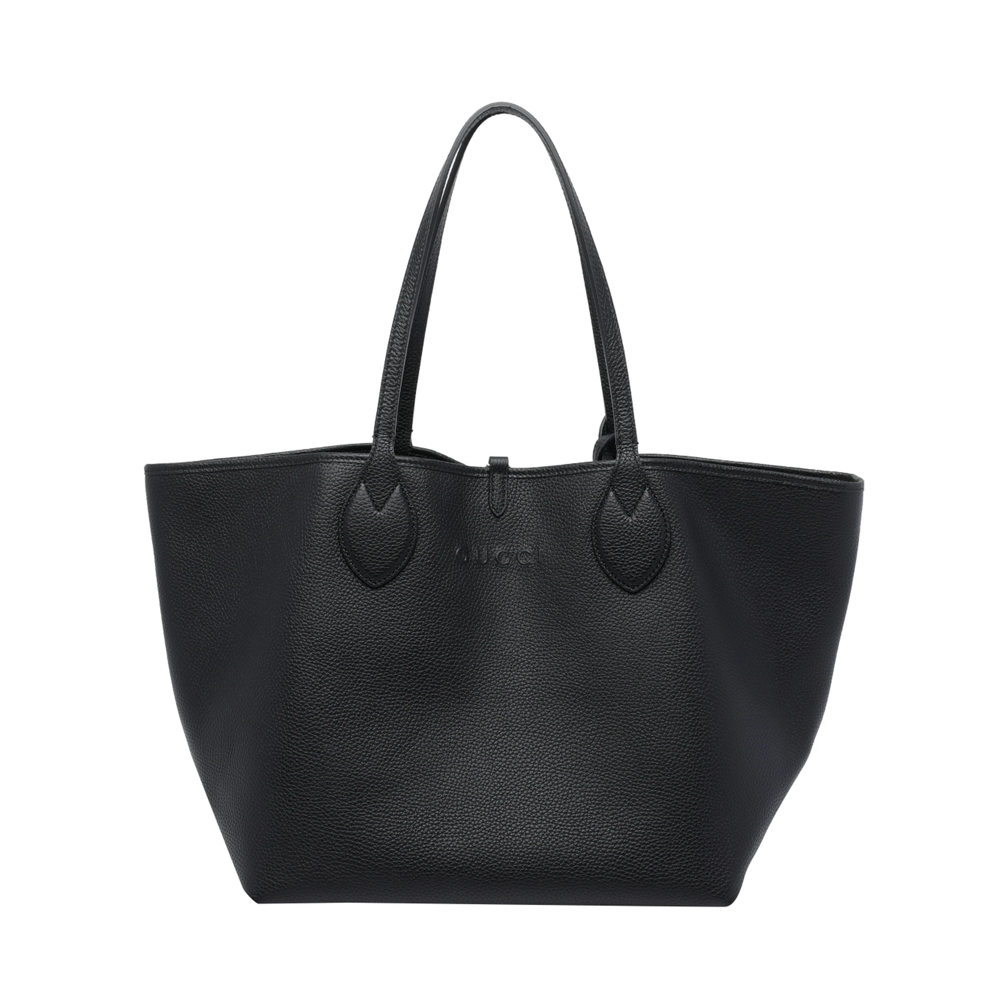 Black Big Totissima Reversible shopping bag