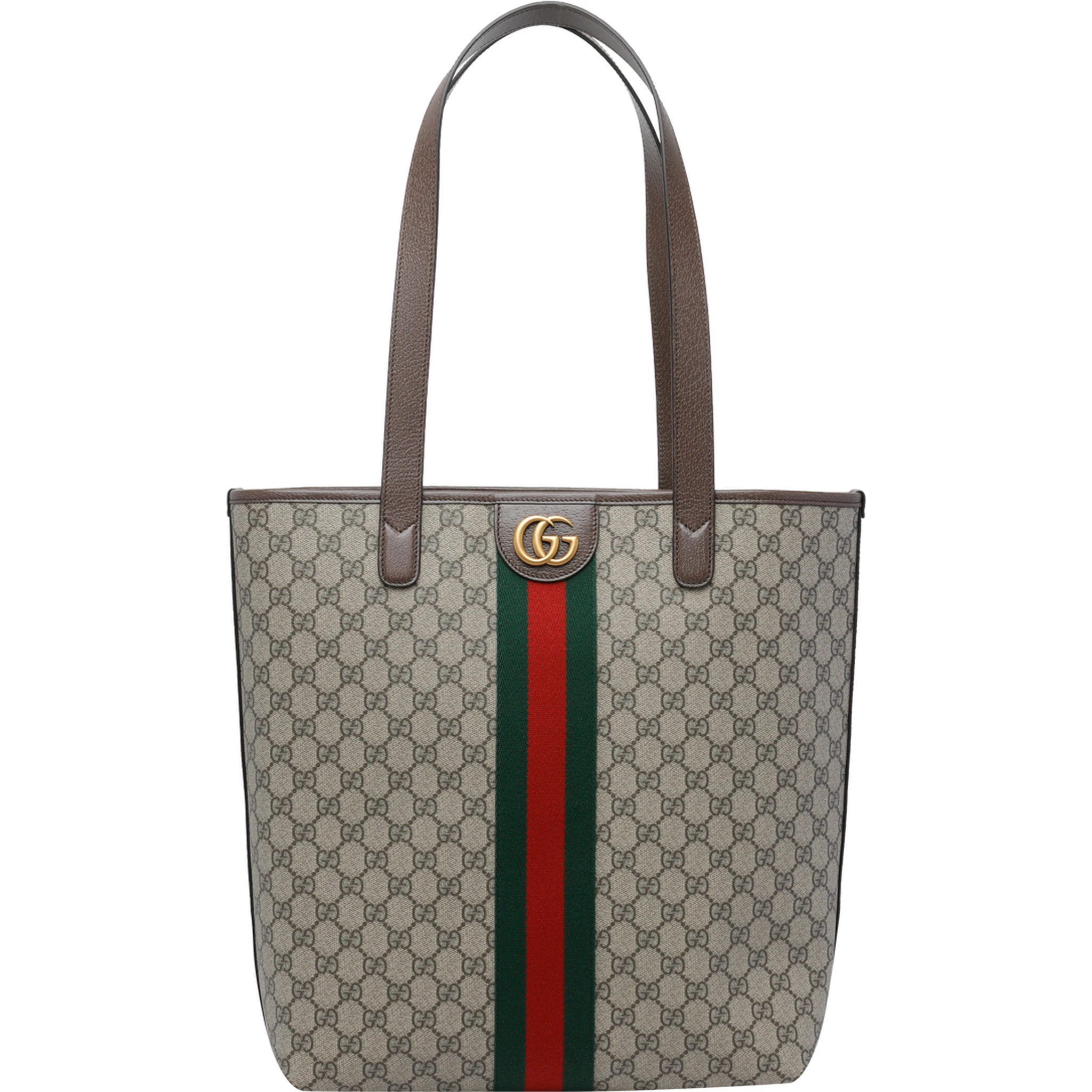 Brown Medium Ophidia shopping bag