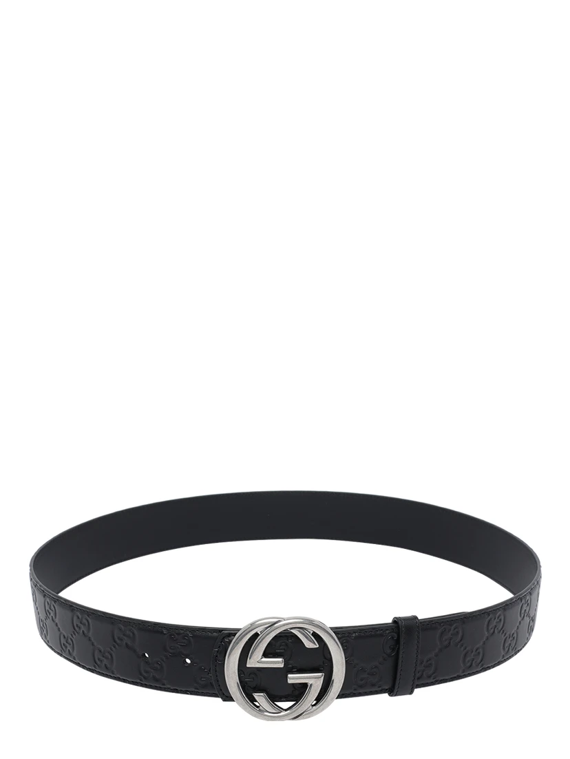 أحزمة غوتشي سوداء