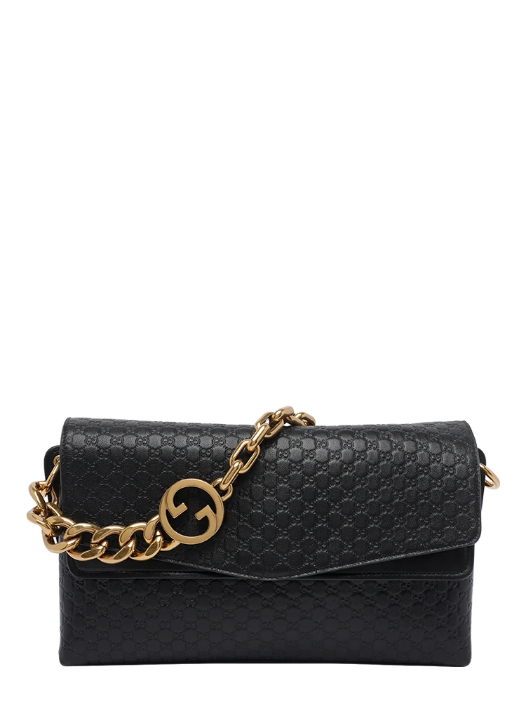 Black Medium GG chain shoulder bag