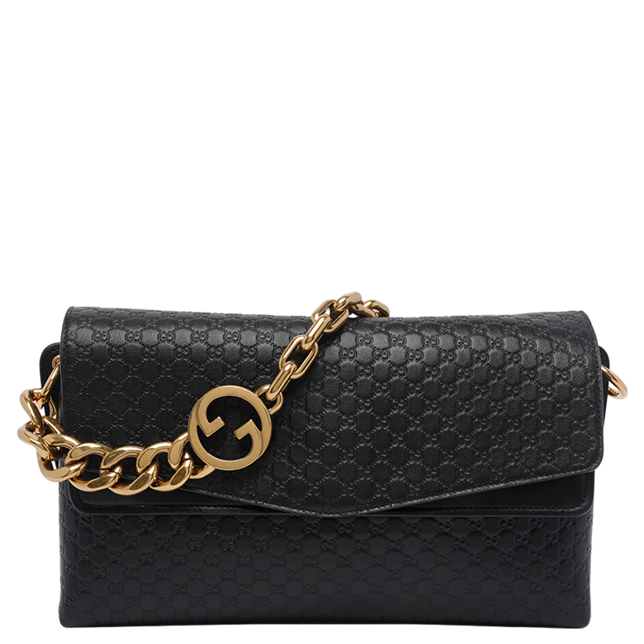 Black Medium GG chain shoulder bag