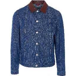 Denim outerwear jacket