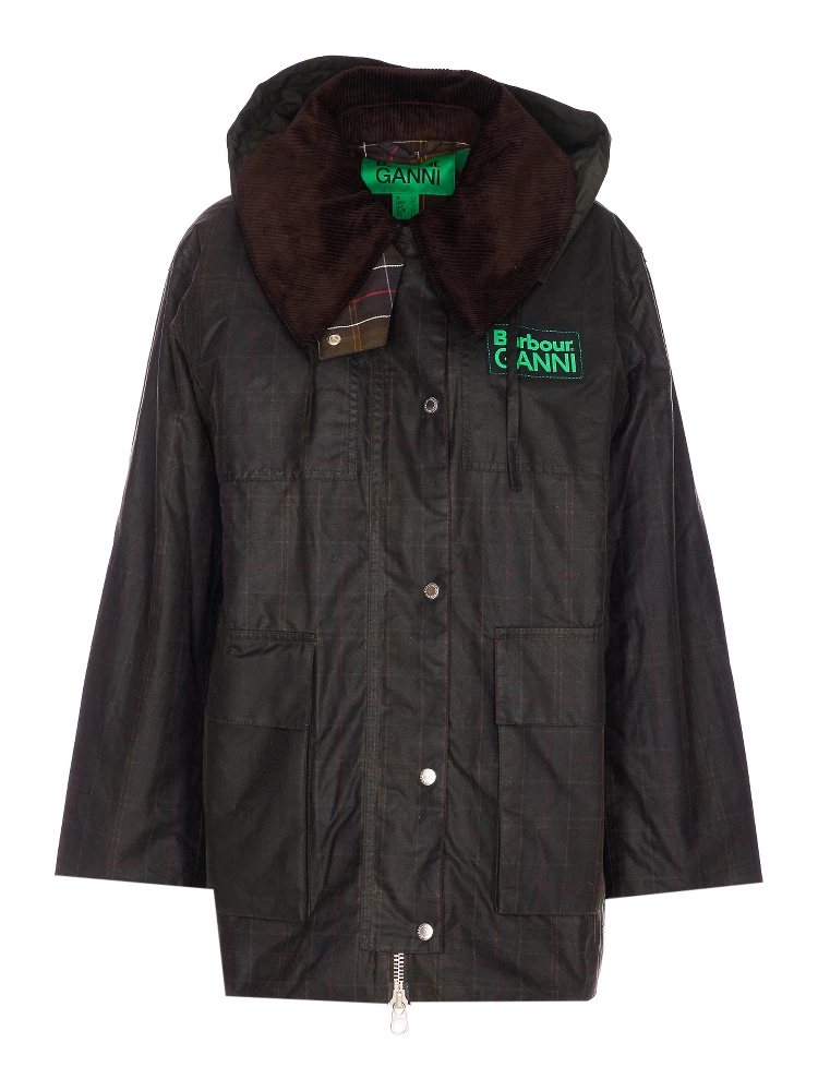 BARBOUR X GANNI Coats Black