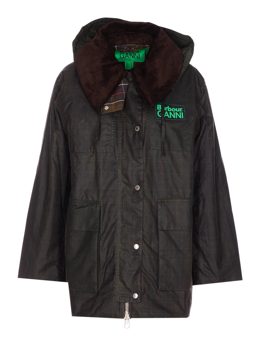 BARBOUR X GANNI Coats Black