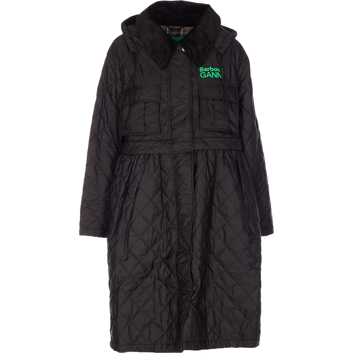 BARBOUR X GANNI Coats Black