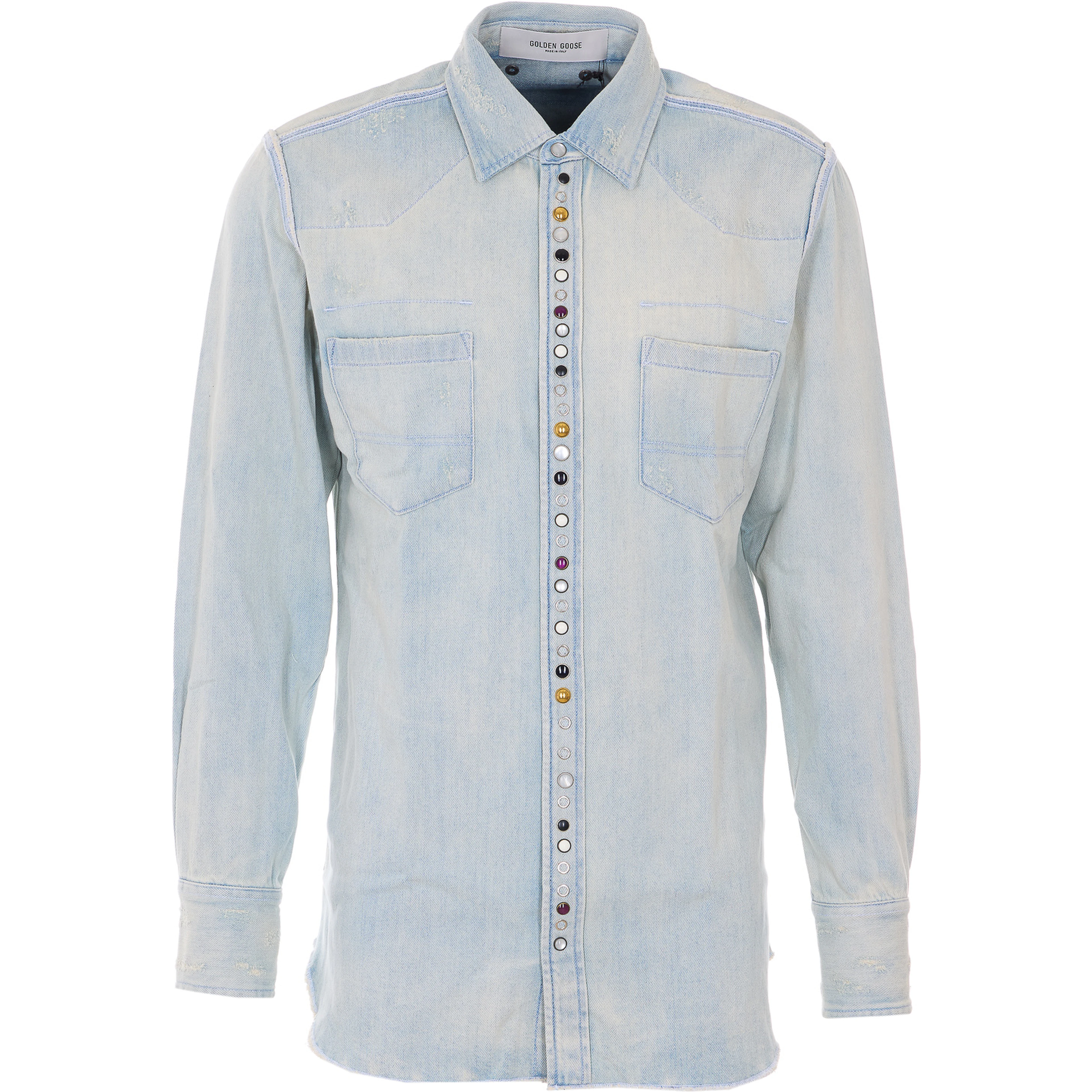 Golden Goose Shirts Blue